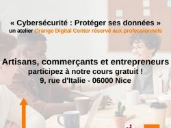 Atelier FTCA/Orange : “Cybersécurité : Protéger ses données" 