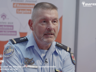 Salon des Maires du Var : Entretien avec Nicolas Moulin, adjoint au Chef de service de la Réserve opérationnelle de la gendarmerie du Var 