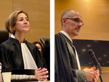 Tribunal de Grasse : Installation solennelle de la présidente Françoise Decottignies et du procureur Éric Camous
