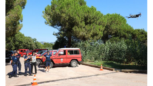 Cannes lance une expérimentation avec drone dans le cadre de la prévention des feux de forêt