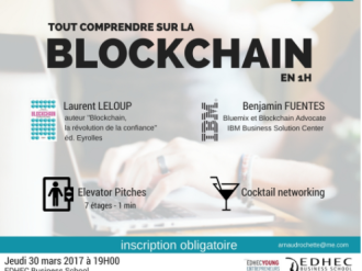 Conférence EDHEC sur un sujet qui fait du bruit, BLOCKCHAIN ! 