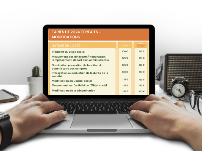 Prix des annonces légales