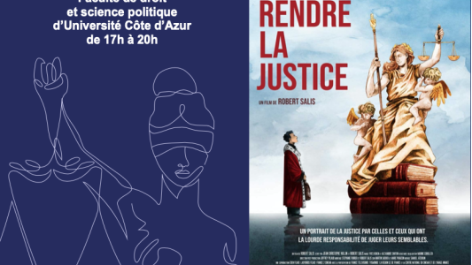 Etats généraux de la justice : Projection du film "Rendre la justice" à la Fac de droit de Nice