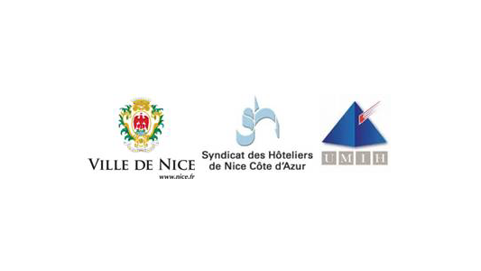 Remise de chèque par le Syndicat des Hôteliers de Nice Côte d'Azur au fonds de soutien aux victimes et familles de victimes de l'attentat du 14 juillet 2016 créé par le CCAS de Nice