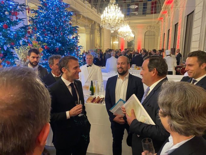 Emmanuel Macron reçoit le
