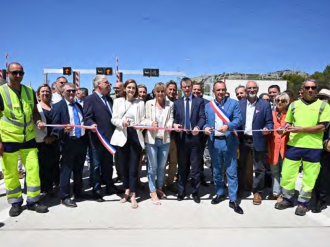 L'échangeur A7 Salon Nord inauguré pour désengorger la ville