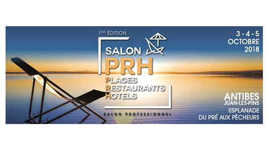 Nouveau Salon PRH - Plages, restaurants, hôtels à Antibes du 3 au 5 octobre
