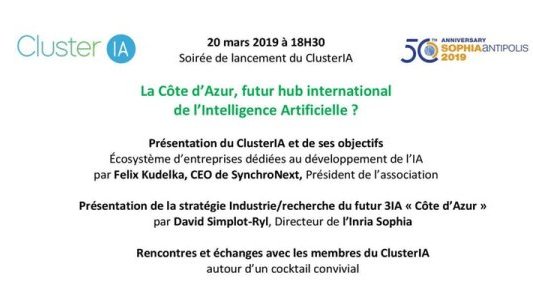 La Côte d'Azur, futur hub international de l'IA ? Rendez-vous le 20 mars pour en débattre !