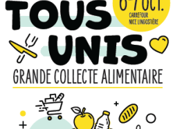 Grande collecte alimentaire le 6 et samedi 7 octobre au Carrefour Lingostière