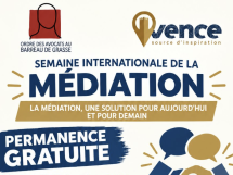 Vence : une permanence gratuite de médiation proposée par le Barreau de Grasse le 13 octobre