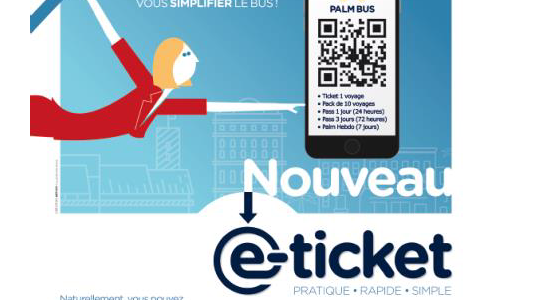 Palm Bus : A partir du 4 mars, le ticket de bus connecté disponible sur votre smartphone