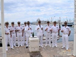 Xavier Baudouard, nouveau commandant du porte-hélicoptères amphibie Tonnerre