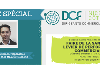 Déjeuner DCF-06 : "Comment faire de la santé un levier de performance commerciale ? "