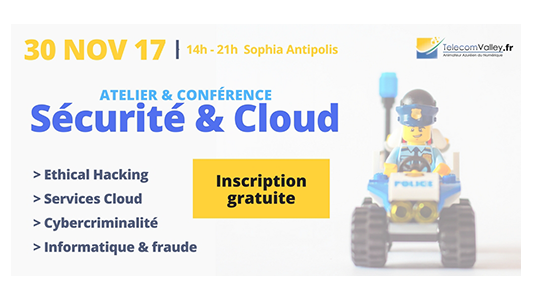  Entreprises face à la cybercriminalité : atelier et conférence le 30 novembre à Sophia