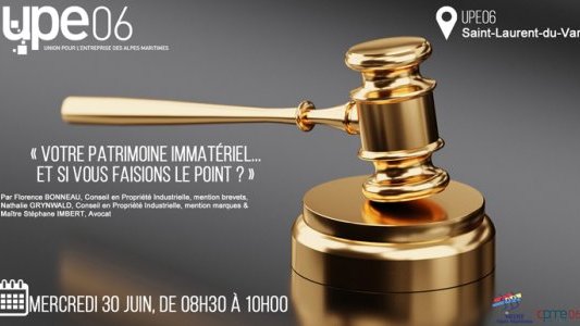 Atelier UPE 06 : "votre patrimoine immatériel... et si vous faisions le point ?"