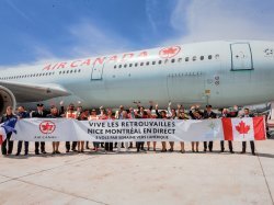  Air Canada reprend son service sans escale entre Nice et Montréal