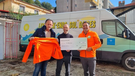 Tempête Alex : Le Café du Cycliste remet 10 000€ aux Week Ends Solidaires