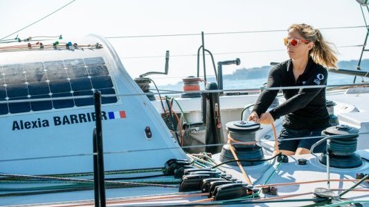 Alexia Barrier, « première femme méditerranéenne » au départ du Vendée Globe