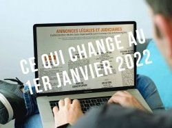 Annonces légales : ce qui change au 1er janvier 2022 (Forfaitisation, tarif au caractère)