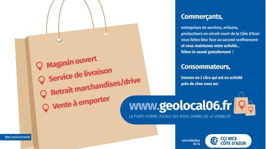 Avec Geolocal06.fr, géolocalisez vos commerçants, artisans et producteurs azuréens !