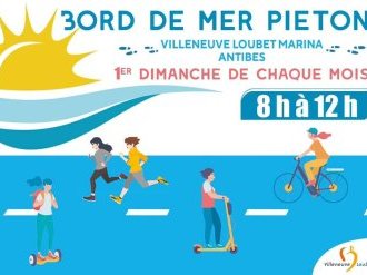 Le bord de mer Marina-Antibes sans voiture chaque 1er dimanche du mois !