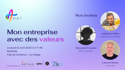 Premier événement de l'APPI, la nouvelle asso pour les porteurs de Projet Positif et Innovant