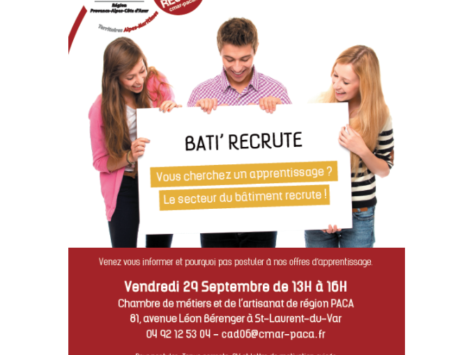 BATI' RECRUTE ! Le rendez