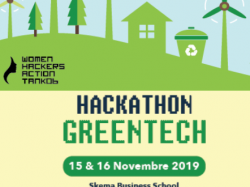 Hackathon GreenTech by WHAT06 du 15 et 16 nov : inscriptions ouvertes !