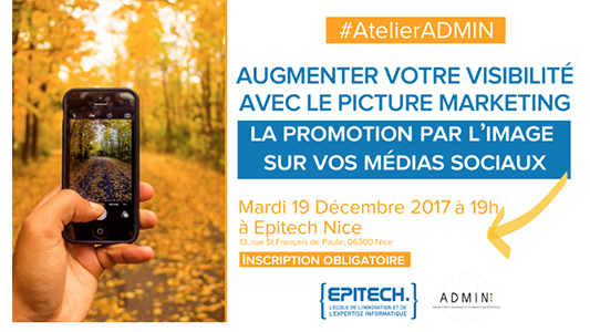 #AtelierADMIN : Gagner en visibilité avec le picture marketing