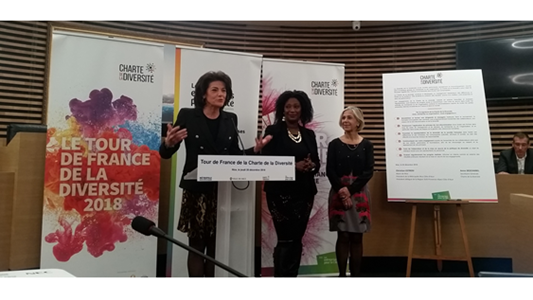  Adecco, la Banque Populaire Méditerranée et Saint-Gobain : prix 2018 de la Charte de la diversité dans les Alpes-Maritimes