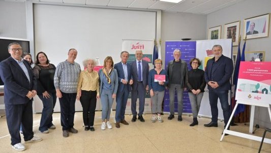 Cagnes-sur-Mer célèbre le 1 000e adhérent de la mutuelle communale JUST