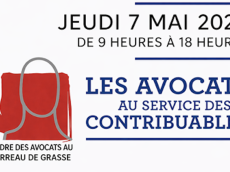 Déclaration de revenus 2025 : les avocats du barreau de Grasse mobilisés pour des consultations gratuites le 7 mai