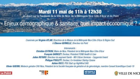 44ème matinale économique en visio : Enjeux démographiques et sanitaires, quel impact économique ?