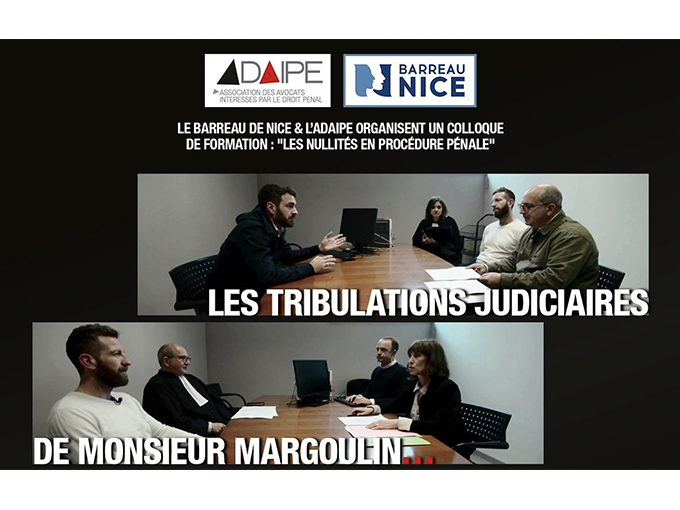 Colloque ADAIPE/ Barreau