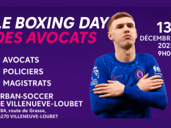 Le Boxing Day des avocats, policiers et magistrats de retour pour sa 7e édition le 13 décembre