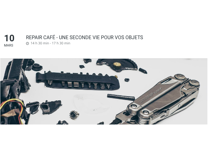 Le 10 mars au CEEI réparo