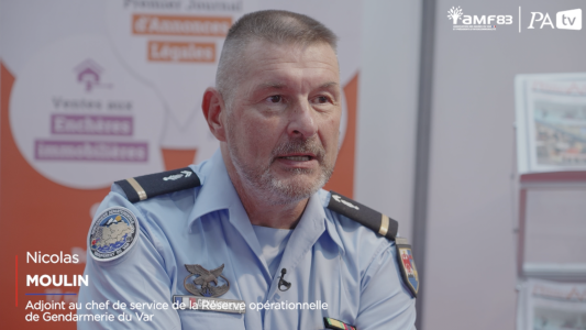 Salon des Maires du Var : Entretien avec Nicolas Moulin, adjoint au Chef de service de la Réserve opérationnelle de la gendarmerie du Var 