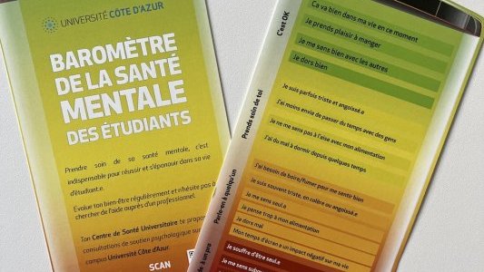 Université Côte d'Azur prend le pouls du bien-être étudiant avec un Baromètre inédit