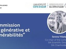 Serena Villata nommée co-présidente d'une commission d'experts sur les risques de l'IA générative