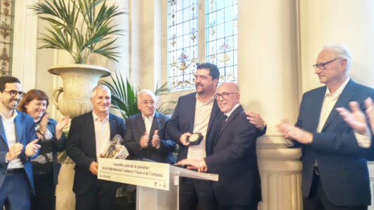 Marcel Vidal élu président de la Fédération du Commerce Niçois et de l'Artisanat