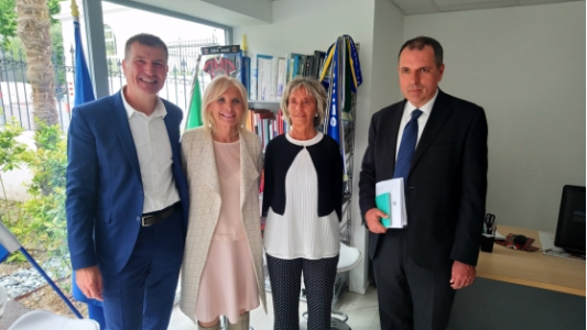 L'Ambassadrice d'Italie en France à l'écoute des adhérents de la Chambre de Commerce Italienne