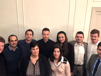 Bureau exécutif 2019 du CJEC Côte d'Azur Corse