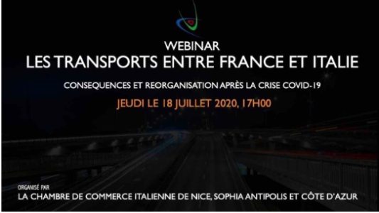 Web Conférence CCI Italienne : Les transports entre France et Italie