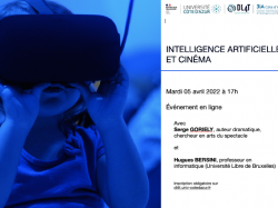 Webinaire DL4T : "Intelligence artificielle et cinéma" le 5 avril