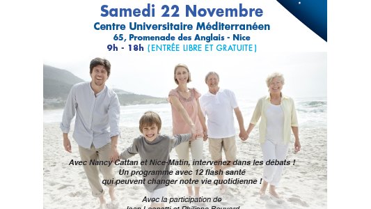  Objectif Santé à Nice : 12 flashes-info sur des sujets qui nous concernent tous