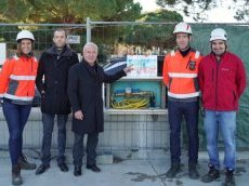 Antibes a raccordé le réseau de distribution d'eau recyclée au port de la Salis