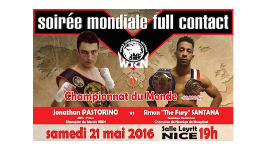 Full-contact : Championnats du monde et d'Europe à Nice le 21 mai