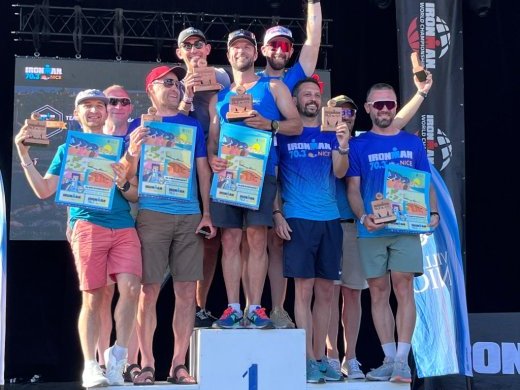 Barreau de Nice : les avocats prennent la tête du relais homme à l'Ironman 70.3 de Nice