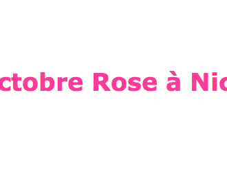 Demain lancement de Octobre Rose à Nice
