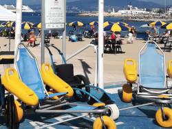 Ce lundi la Mairie de Cannes ouvre la 24e saison d'Handiplage en toute se ?curite ? sanitaire